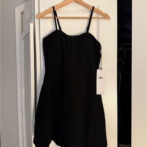 NWT ALO YOGA Black Women's Dress